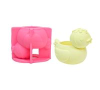 Anatra Portapenne Stampo in Silicone Ornamento Tavolo Fioriera Fioriera Stampi Resina epossidica Gesso Fare Strumento Portapenne Silicone per Resina