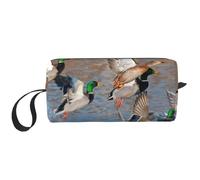 Anatra selvatica, Borsa per il trucco Borsa per cosmetici Borsa da toilette da viaggio portatile Borsa per trucco Organizer