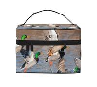 Anatra selvatica, Borsa per il trucco Borsa per cosmetici Borsa da viaggio portatile da viaggio Astuccio per matite