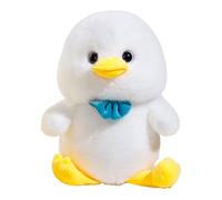 Anatra soffocante, peluche di anatra ripieno, 11,81 pollici piccoli peluche di anatra con papillon, Decorazioni per la casa animale lavabile, cuscino per tiri giocattolo, giocattolo abbracciato coccol