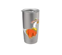 Anatra Sombrero Poncho Bicchiere termico in acciaio inox doppia parete