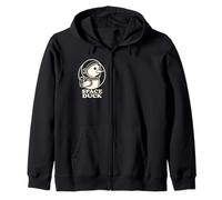Anatra Spaziale Astronauta Divertente Animale Fantascienza Design Felpa con Cappuccio