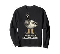 Anatra Stivali di Gomma Impermeabile E Unbothered Divertente Vintage Felpa
