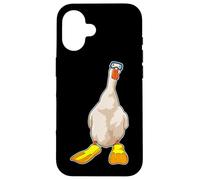Anatra Subacqueo Occhialini da nuoto Immersione Custodia per iPhone 16