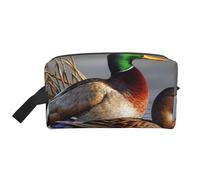 Anatra sulla pittura ad acqua, Borsa per il trucco Borsa per cosmetici Borsa da viaggio portatile da viaggio Borsa per trucco Organizer