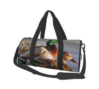 Anatra sulla pittura ad acqua, Borsone da viaggio di grande capacità Borsa rotonda Borsa da viaggio sportiva Borsa da viaggio Borsa da fitness