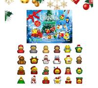 Anatre Calendario 'avvento, Pendaglio Anatre Di Natale 24 Giorni Avvento, Portachiavi Zaino Borsa Regalini Festa Giochi Vasca Per Bambine Ragazzi Casa Scuola Bagno