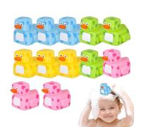 Anatre di Gomma fantastiche - Anatre divertenti del Mosaico della Piscina | Duck Toys Confezione di 12 Giocattoli da collezione Anatre di Gomma per Feste di Attività in Piscina sulla Spiaggia
