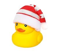 Anatre di Gomma - Giocattoli Da Bagno Anatre | Piccole anatre in Gomma | Carino Giocattolo D'anatra con Cappello Di Babbo Natale | Giocattoli Da Bagno Anatre in Gomma | Giocattolo Da Bagno Carino per