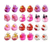 Anatre di San , 24 pezzi su piccoli giocattoli creativi, dolci e dolci, gioco divertente per il bagno, per la casa, feste scolastiche, divertimento per la famiglia e