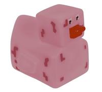 Anatroccoli di gomma bagno Bebe. Anatroccia in gomma resistente all'acqua e allo sporco. Animali in gomma per il bagno del bambino. A partire da 6 mesi. Certificato UE. (anatroccolo Pixel Rosa)