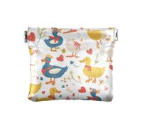 Anatroccolo Arte Francese San Valentino Moda Colorato Delle Donne di Cuoio Coin Purse Decorativo Mini Card Holder Portafoglio per le Donne monederos pequenos de Mujer