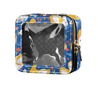 Anatroccolo Francese Art San Valentino Trasparente Viaggio Makeup Bag Toiletry Bags Mini Contenitori Trucco per Viaggio