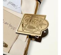 ANATTASOUL Clip per Quaderno da Viaggio in Lega Vintage con Tema Fungo E Quaderno in Metallo Bronzo Antico Midori Clip Decorative per Raccoglitori di Pagine di Diario per Viaggiatori