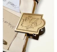 ANATTASOUL Clip per Quaderno da Viaggio in Lega Vintage con Tema Ragazze e Farfalle in Metallo Bronzo Antico Midori Clip Decorative per Raccoglitori di Pagine di Diario per Viaggiatori TN Accessori