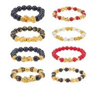 ANATTASOUL Pixiu Bracciale Piyao Per La Salute Feng Shui Nero Ossidiana Fortuna Bracciale Pi Xiu Amuleto Bracciale Per Uomini Donne Attrarre Buona Fortuna E Fortuna, Metallo