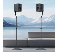 Anautin Coppia di supporti universali per altoparlanti satellitari e da scaffale, 71-96,5 cm, regolabili, per Home Theater, compatibili con Sony/Bose/JBL/Sonos/Klipsch/Edifier/Polk