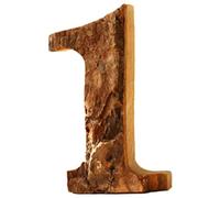 Anawakia Lettera in legno A B C D E F G H I J K L M N O P Q R S T U V W X Y Z Vintage corteccia in legno massiccio numero & 0 1 2 3 4 5 6 7 8 9 decorazione retro fai da te (1)
