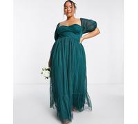 Anaya With Love Plus - Vestito con laccetto sul retro verde smeraldo - MGREEN 48