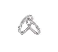 ANAZOZ Anelli da Uomo Donna Personalizzati Argento 925, Geometrico, Anelli Regolabili Argento Donna