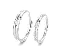 ANAZOZ Anelli Donna e Uomo Argento Sterling 925 Personalizzati, Rombo con Zirconia Cubica, Anelli Argento Regolabili Donna