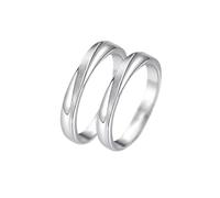 ANAZOZ Anelli Uomo e Donna Personalizzati con Nome Argento Sterling, Rotondo Opaco, Anelli Donna Regolabili Argento