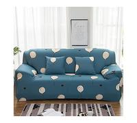 ANAZOZ Divanetto Letto 2 Posti Economico,Fodere Divano Blu Scuro Beige Giallo Copridivano in Poliestere Modello di Palloncini,2 Posti(145-185CM)