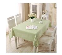 ANAZOZ Tovaglia Bassetti 140x250CM,Verde Tovaglia Rettangolare Lino Cotone Tovaglia da Tavola Rettangolare Moderna Modello a Reticolo