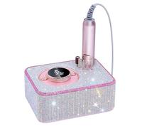 ANBEISTEE Professionale Ricaricabile 35000 RPM Fresa per Unghie, Portable Nail File Kit per Qualsiasi Manicure, Pedicure, Strumenti di Nail Art Ideale, Progettato per Salon, Casa