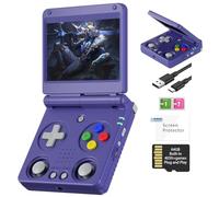 Anbernic RG34XXSP Console di gioco palmare retrò Linux 3.4 pollici IPS schermo 720*480 5000+ giochi classici 64G Card RG 34XXSP Retro Gaming Console 3300mAh Batteria compatibile con WiFi HDMI