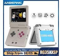 ANBERNIC RG35XXSP Flip Console di gioco portatile retrò Schermo IPS da 3,5 pollici Sistema Linux Uscita TV HD Streaming multigiocatore online