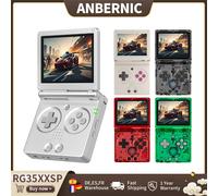 Anbernic RG35XXSP Flip Retro Console di gioco portatile Schermo IPS da 3,5 '' Supporto Linux 64 bit WiFi Bluetooth Streaming Uscita HDMI-TV