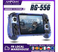 ANBERNIC RG556 Console di gioco portatile Schermo AMOLED da 5,48 '' Sistema Android Batteria da 5500 mAH Lettore per videogiochi portatile Bluetooth5.0