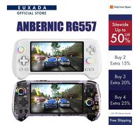 ANBERNIC RG557 Console di gioco portatile RG556 Lettore di videogiochi 5.48 "Schermo AMOLED 1920*1080 Android 14 WIFI Bluetooth 5.3