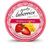 Anberries Gola e Voce Pastiglie Fragola & Erisimo 50 g
