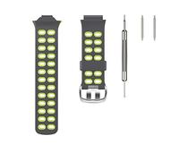 ANBEST Braccialetto in Silicone Compatibile con Garmin Forerunner 310XT Cinturino di Ricambio per Donna & Uomo, Ciano/Verde