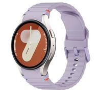 ANBEST Cinturino in Silicone per Samsung Galaxy Watch 7 6 5 Cinturino 40mm 44mm, Braccialetto di Ricambio No Gap con Linea Decorativa Intrecciata per Galaxy Watch 6 Classic 43mm 47mm/Galaxy Watch FE