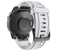 ANBEST Cinturino per Garmin Fenix 6S Pro/7S Pro/5S, 20 mm, cinturino in silicone Quick Fit per Fenix 7S/6S/5S Plus/Epix Pro 42 mm/Descent MK2S/D2 Delta S (bianco)