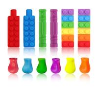 ANBET 12 coperture colorate per matite e impugnature per penna, in silicone sensoriale