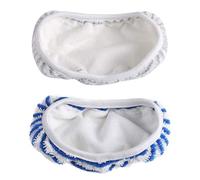 ANBOO 2 panni di ricambio per Rowenta Clean & Steam ZR005801/RY7/RY8, panni in microfibra, tampone per mop riutilizzabile per pulire e strofinare i pavimenti (blu e grigio-2 pezzi)