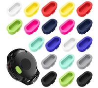 ANBOO 20 plugs in silicone per Garmin Fenix 5/6/7/8, Vivoactive 3/4/5, Venu 2/3, Instinct 2/3, Swim 2, Forerunner 245/945, Epix 2, cover porta di ricarica, accessori di protezione multi-colore