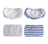 ANBOO 4 salviette compatibili con scopa a vapore Rowenta ZR005801/RY7/RY8, panno in microfibra per aspirapolvere accessori per pulire e strofinare i pavimenti (blu e grigio-4 pezzi)