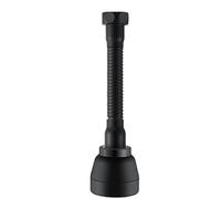 ANBOO Aeratore per rubinetto, 3 modalità, 360° girevole, estensione per rubinetto cucina, doccetta lavello cucina (Nero)