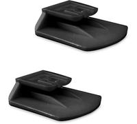 ANBOO Bip and Go Supporto Telepass - 2 clip di supporto per auto, colore nero, compatibile con modelli sottili, facile da montare
