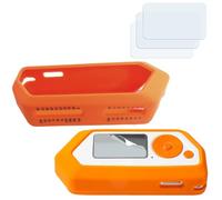 ANBOO Custodia in silicone e 3 pellicole protettive per Flipper Zero, Flipper Zero Hacking Toolol, Flipper Zero Custodia, Flipper Zero Case - Arancione
