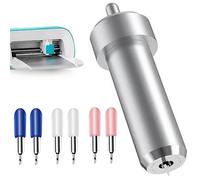 ANBOO Lama a taglio fine premium + custodia, lame di ricambio compatibili con Cricut Joy Xtra/Extra (3 coltelli Cricut) (argento)