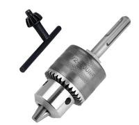 ANBOO Set di punte professionali per trapano a corona dentata e adattatore SDS - Accessori di alta qualità per martelli - Campo di serraggio da 1,5 - 13 mm - Ideale per uso duro - Attacco SDS Plus -