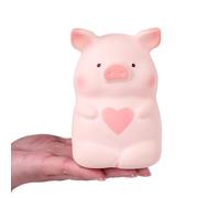 Anboor Giocattolo squishies Pig Love Heart Kawaii Morbido Animali Giocattolo Squishies Piggy Squish Lento Rilievo Stress per Bambini e Adulti