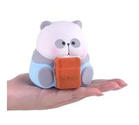 Anboor Panda Squishies giocattolo lento ascendente per bambini, morbido e dolce, in schiuma di panda con mattoni, giocattolo sensoriale per regali di festa