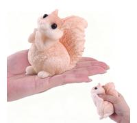 Anboor Squishies scoiattolo - Giocattolo morbido e realistico per alleviare lo stress per bambini e adulti, squishies Kawaii, giocattolo sensoriale da 9,9 cm